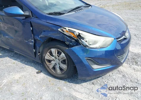 2016 Hyundai Elantra Se from USA, damaged, VIN 5NPDH4AE7GH714118